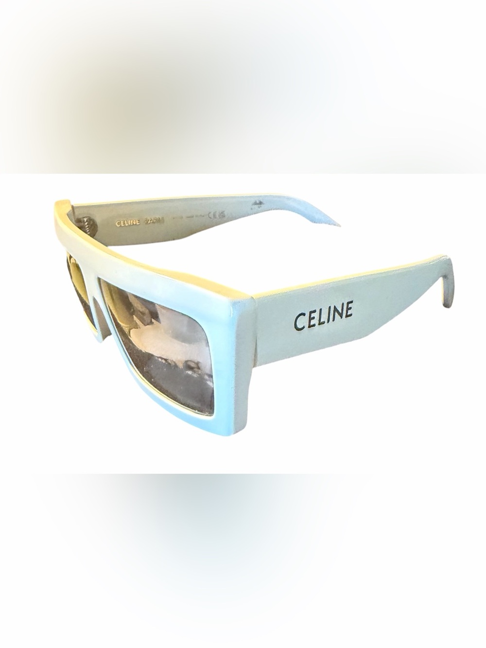 Celine CL40214U rectangle frames unisex White / grey lense   sunglasses